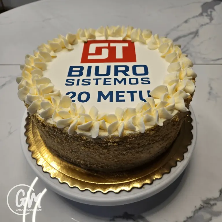 Tortas įmonės jubiliejui Panevėžyje