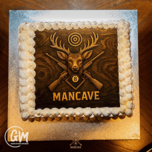 Kvadratinis tortas su įmonės logotipu